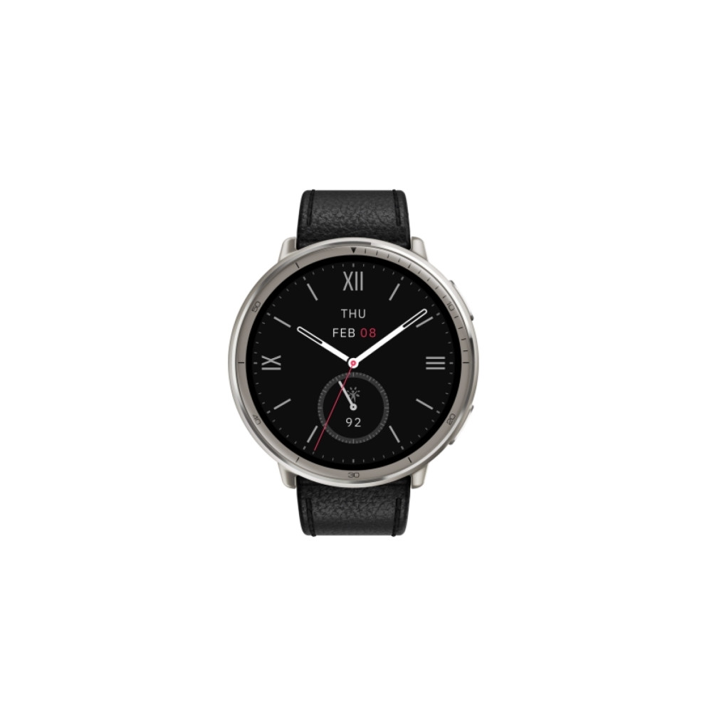 Produktbild för Amazfit Active 2 Premium Version smart klocka med rem - svart