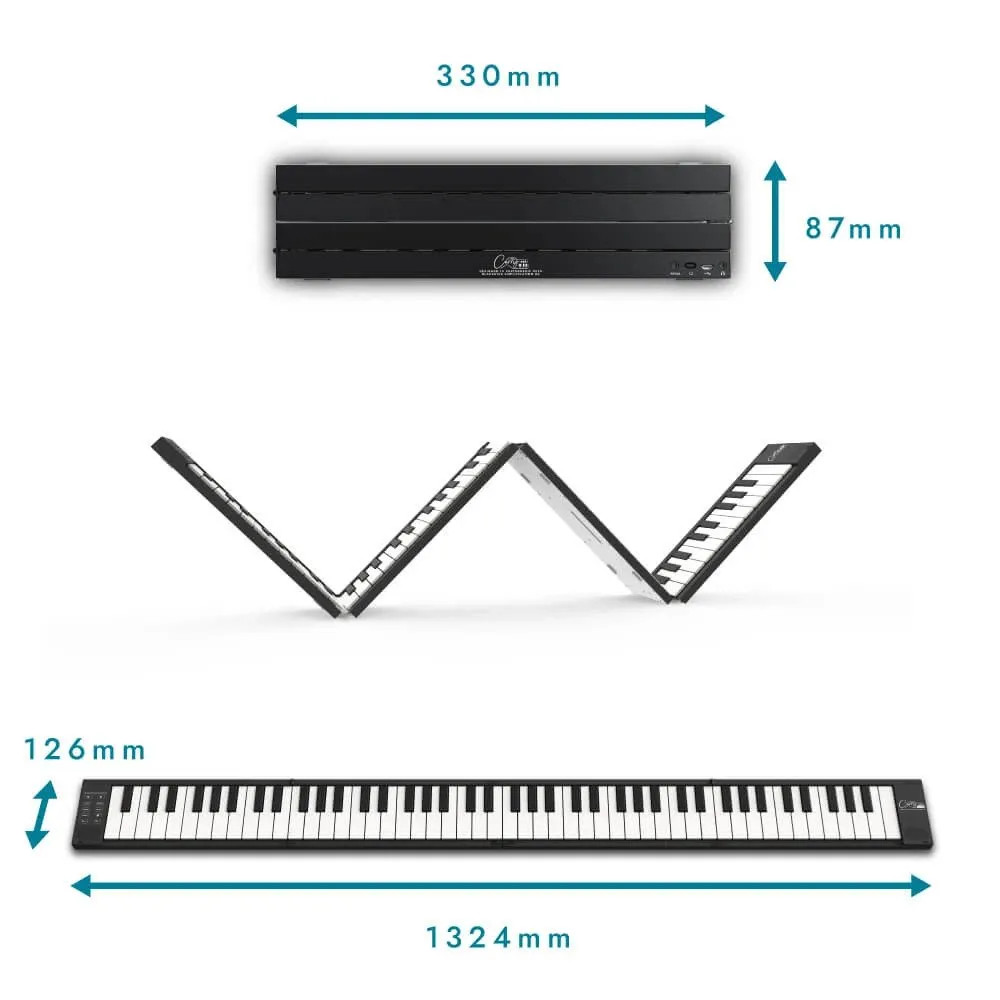 Produktbild för Blackstar Carry-On FP88T-BK Hopfällbart Digitalpiano