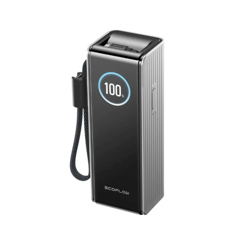 EcoFlow EcoFlow RAPID (25000 mAh, 170 W) – Inbyggd kabel – Powerbank...