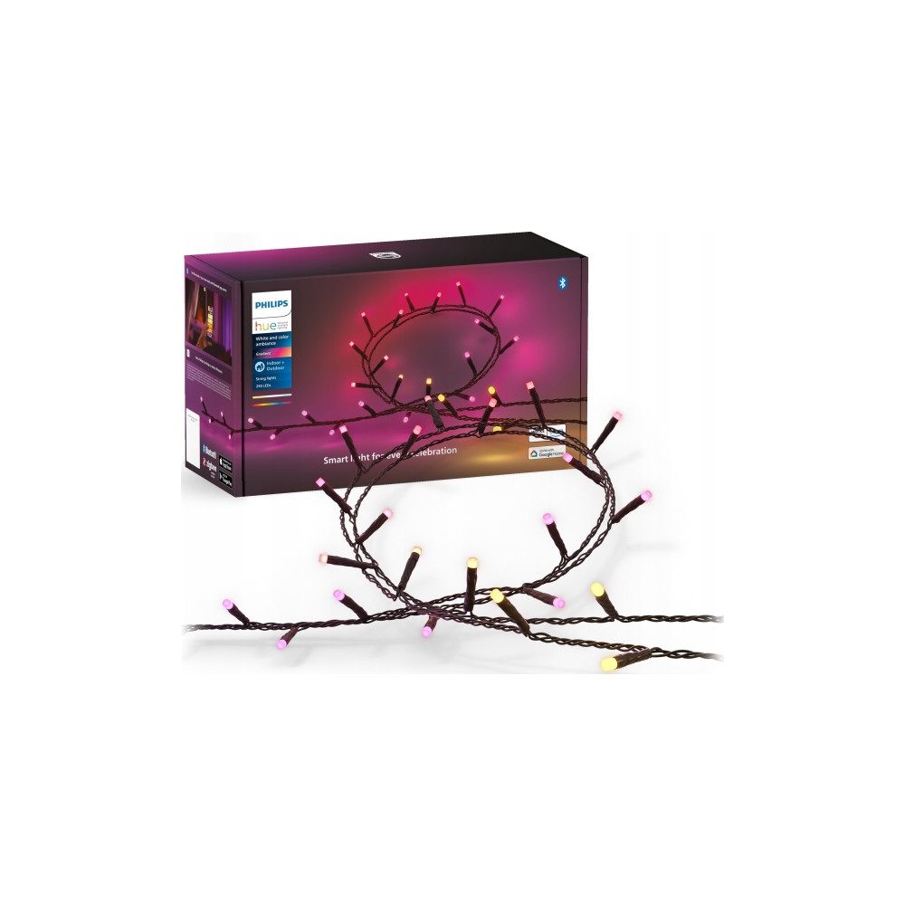 Produktbild för Philips Hue White and Color Ambiance Festavia - stränglampor - LED - 14 W - 2000-6500 K - svart