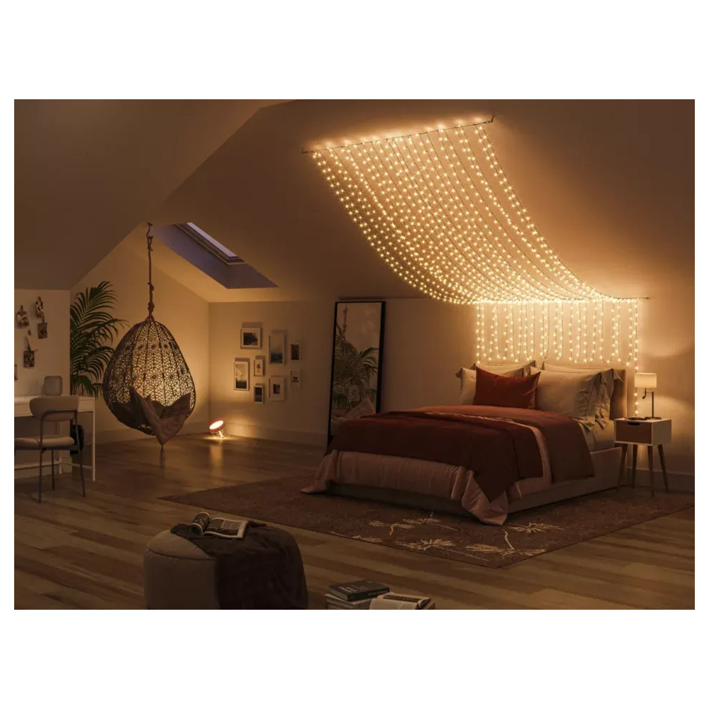Produktbild för Philips Hue White and Color Ambiance Festavia - stränglampor - LED - 14 W - 2000-6500 K - svart