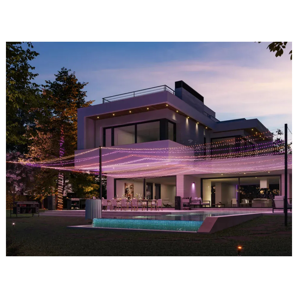Produktbild för Philips Hue White and Color Ambiance Festavia - stränglampor - LED - 14 W - 2000-6500 K - svart