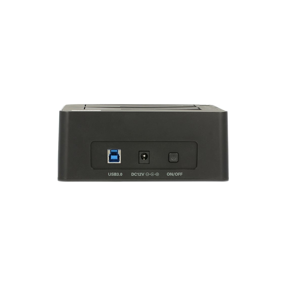Produktbild för Delock Dual Docking Station SATA HDD > USB 3.0 with Clone Function - kontrollerkort - SATA 6Gb/s - USB 3.0