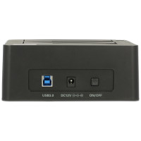 Produktbild för Delock Dual Docking Station SATA HDD > USB 3.0 with Clone Function - kontrollerkort - SATA 6Gb/s - USB 3.0