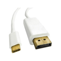 Produktbild för Qoltec - videoadapterkabel - USB-C till DisplayPort - 1 m