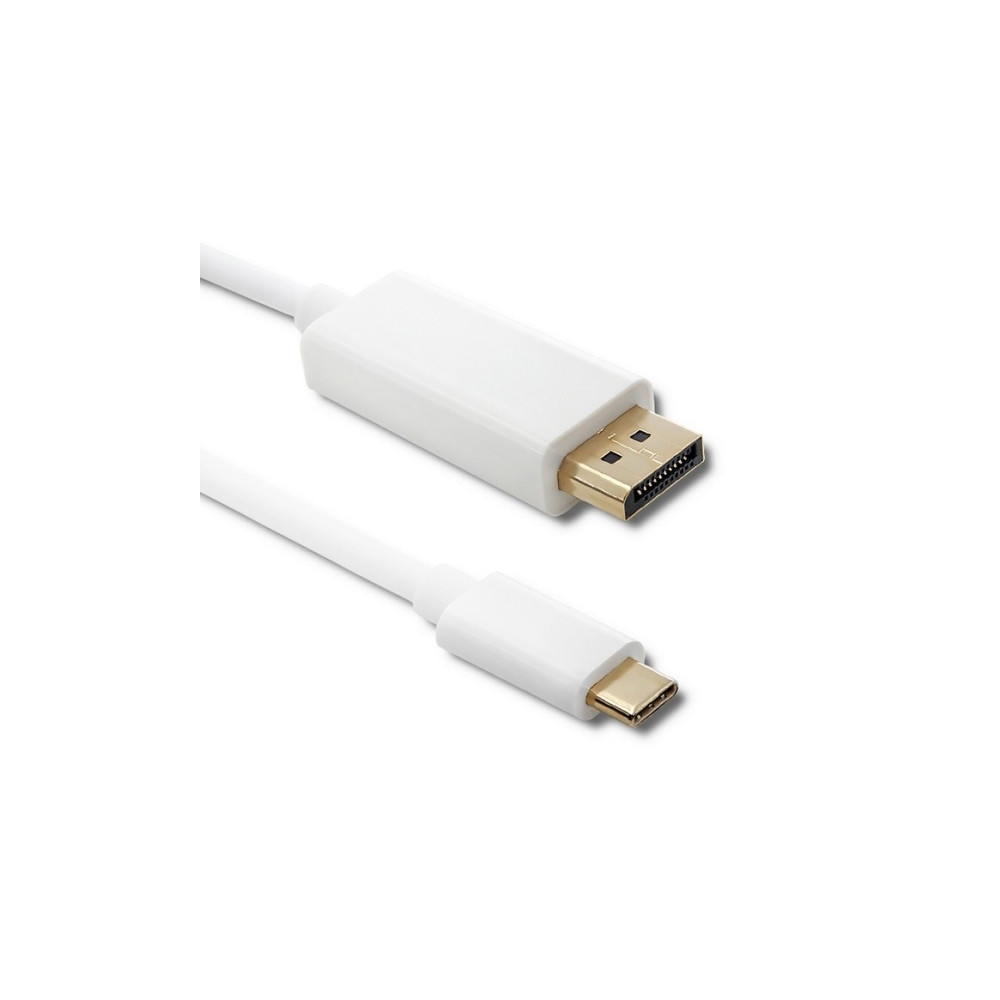 Produktbild för Qoltec - videoadapterkabel - USB-C till DisplayPort - 1 m
