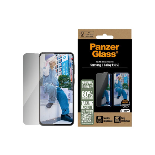 PanzerGlass PanzerGlass - skärmskydd för mobiltelefon - ultrabred passning