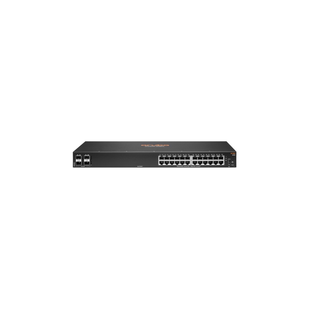 Produktbild för HPE Aruba 6000 24G 4SFP Switch - switch - 24 portar - Administrerad - rackmonterbar