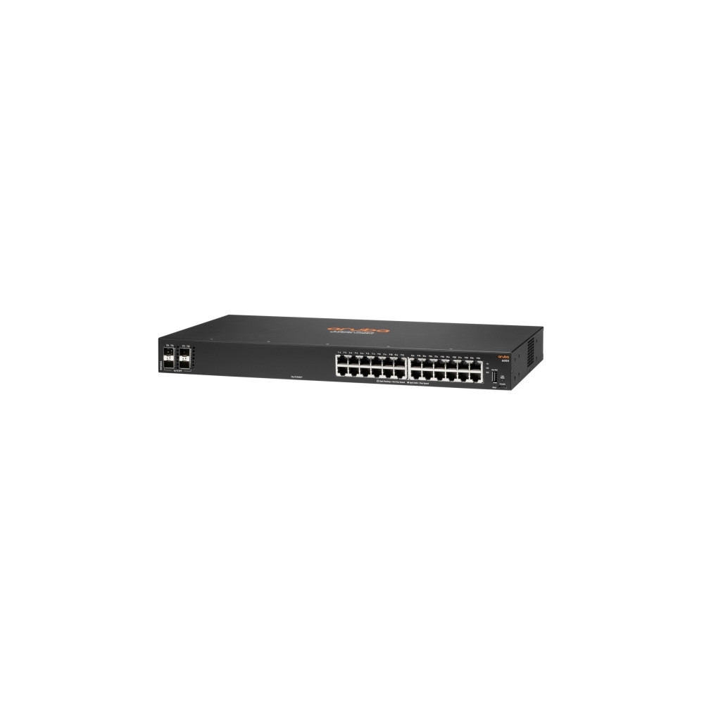 Produktbild för HPE Aruba 6000 24G 4SFP Switch - switch - 24 portar - Administrerad - rackmonterbar