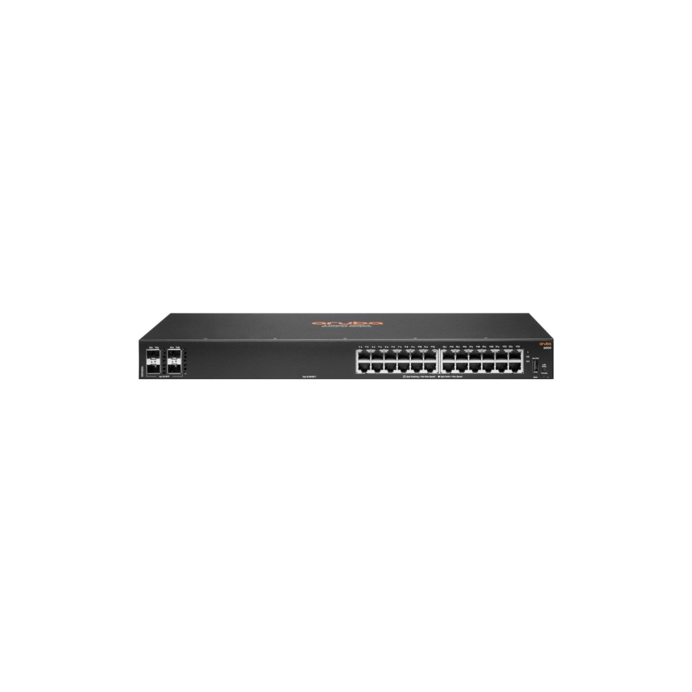 Produktbild för HPE Aruba 6000 24G 4SFP Switch - switch - 24 portar - Administrerad - rackmonterbar