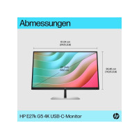 Produktbild för HP E27k G5 - E-Series - LED-skärm - 27"