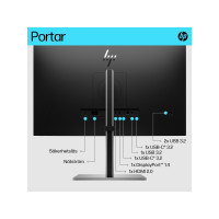 Produktbild för HP E27k G5 - E-Series - LED-skärm - 27"