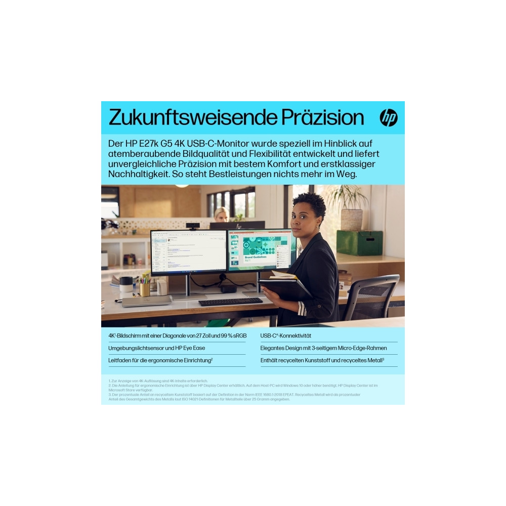 Produktbild för HP E27k G5 - E-Series - LED-skärm - 27"