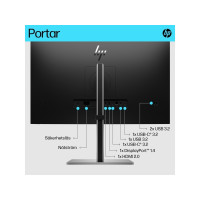 Produktbild för HP E27k G5 - E-Series - LED-skärm - 27"