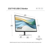 Produktbild för HP 524pu - Series 5 Pro - LED-skärm - Full HD (1080p) - 24"