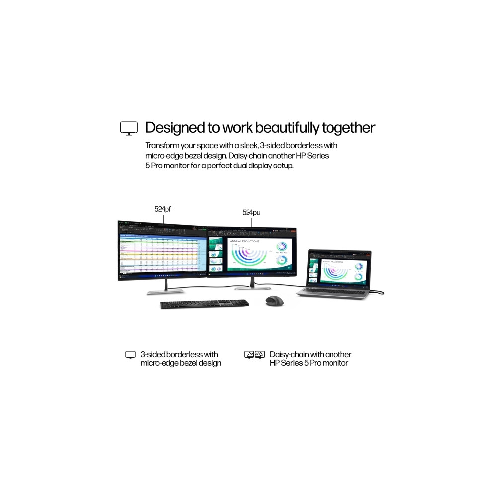 Produktbild för HP 524pu - Series 5 Pro - LED-skärm - Full HD (1080p) - 24"