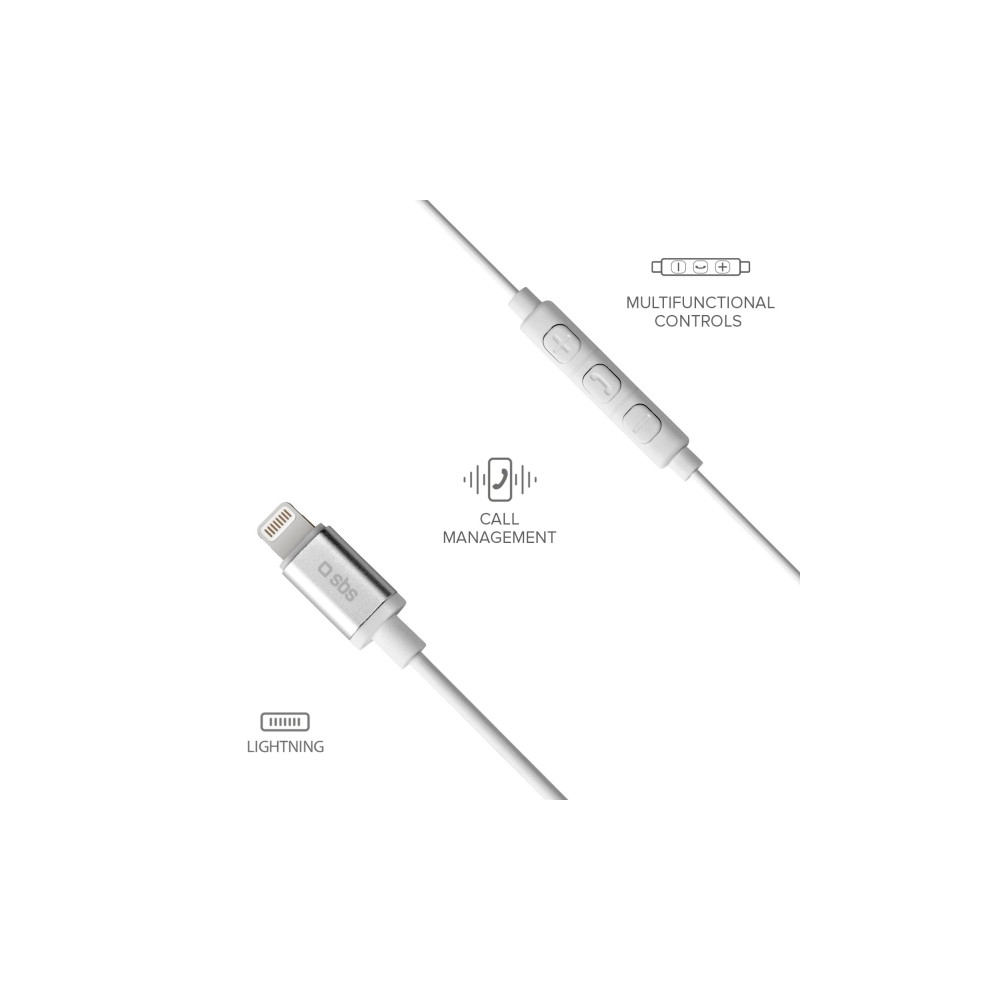 Produktbild för SBS TEINEARLIGHTW, Ledningsført, Opkald/musik, 20