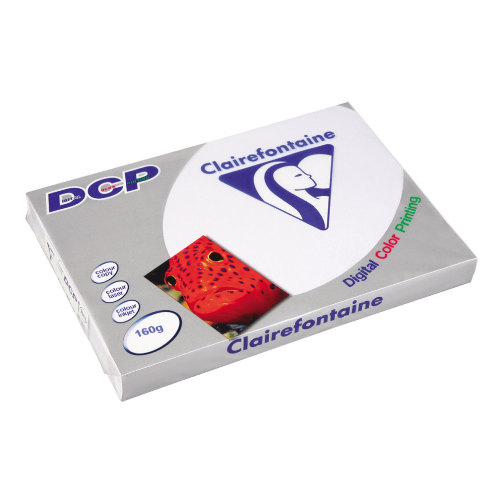 Produktbild för Clairefontaine DCP - vanligt papper - 250 ark - A3 - 160 g/m²