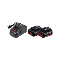 Produktbild för Bosch batteripakke 18V med 2x5,0 Ah akku og GAL 1880 CV lade...
