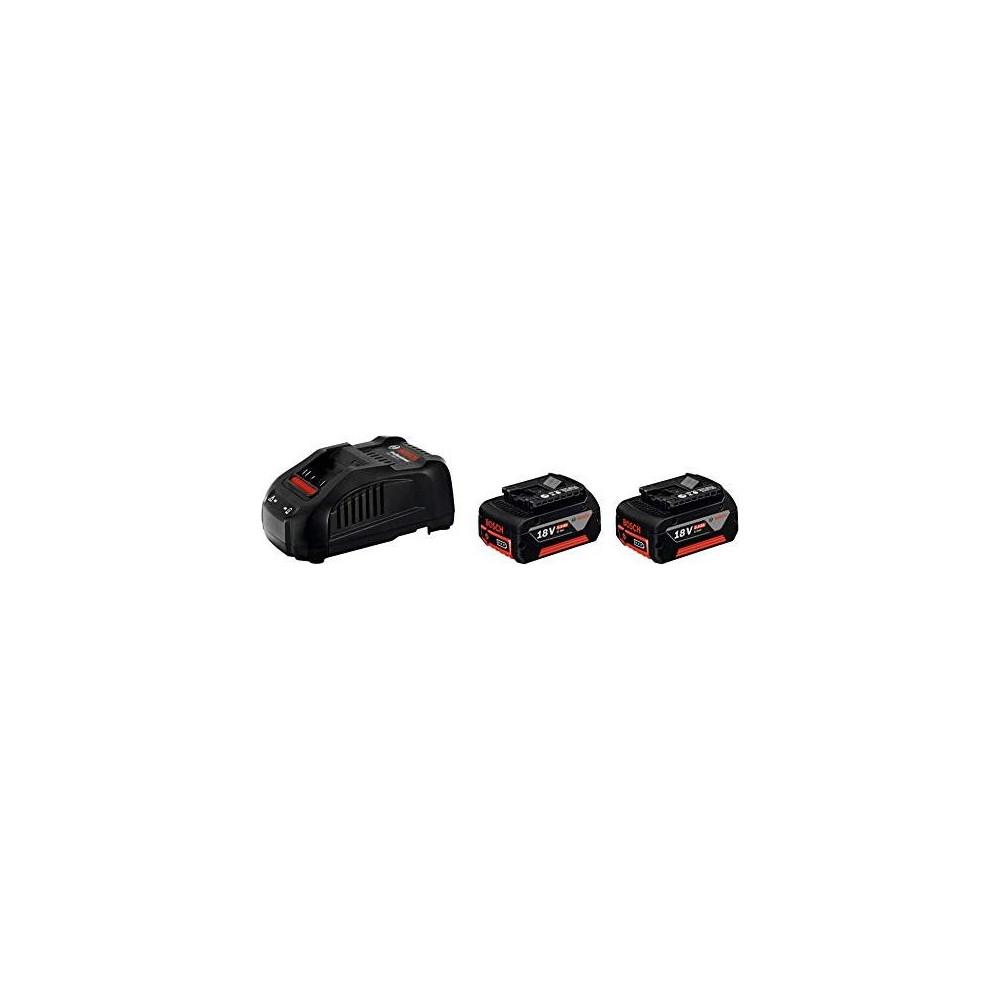 Produktbild för Bosch batteripakke 18V med 2x5,0 Ah akku og GAL 1880 CV lade...