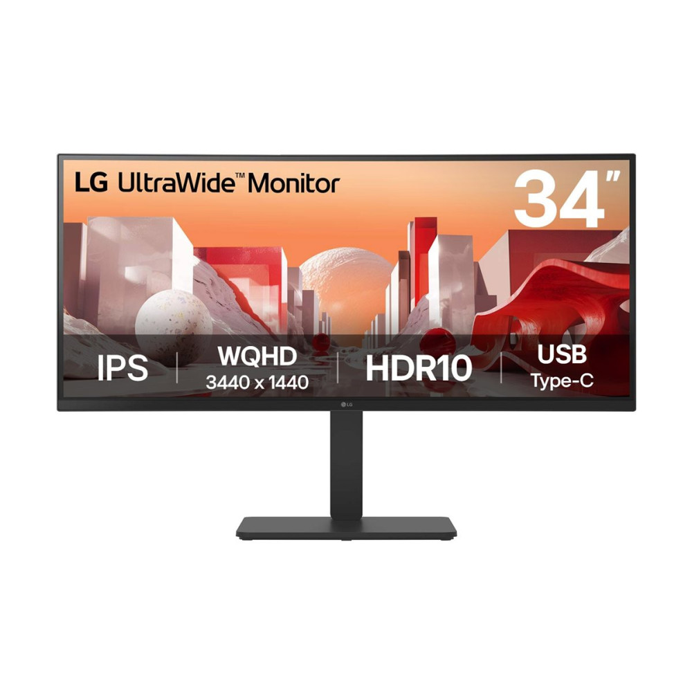 Produktbild för LG UltraWide 34BA75QE-B - LED-skärm - böjd - 34" - HDR