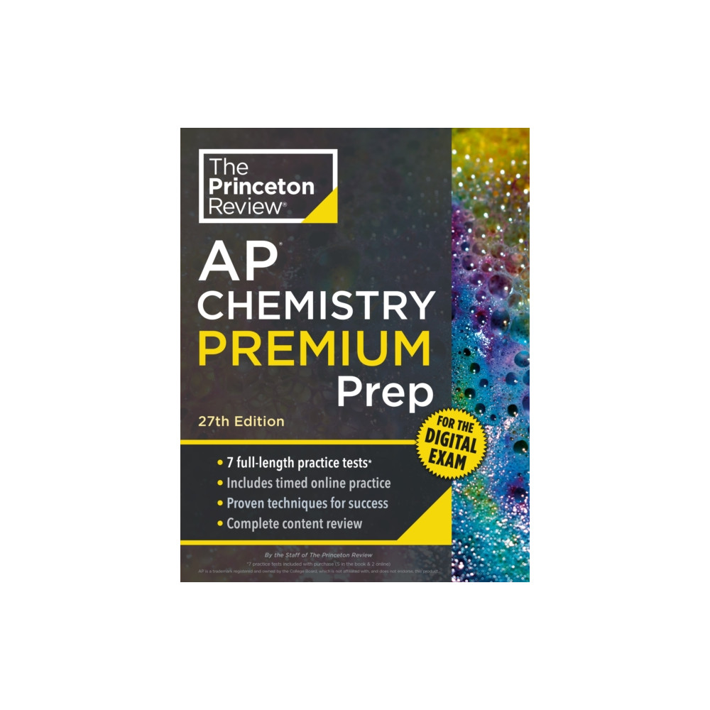 Produktbild för Princeton Review AP Chemistry Premium Prep, 27th Edition (häftad, eng)