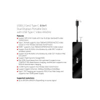 Produktbild för Club 3D - dockningsstation - USB-C - HDMI - 1GbE