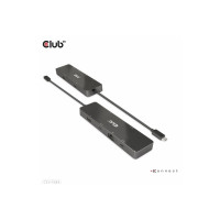 Produktbild för Club 3D - dockningsstation - USB-C - HDMI - 1GbE