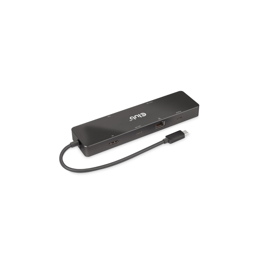 Produktbild för Club 3D - dockningsstation - USB-C - HDMI - 1GbE