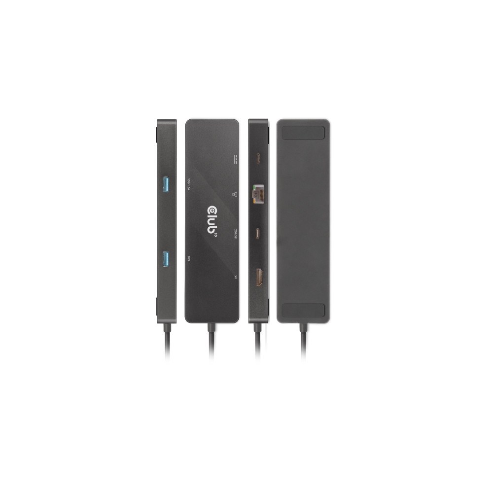 Produktbild för Club 3D - dockningsstation - USB-C - HDMI - 1GbE