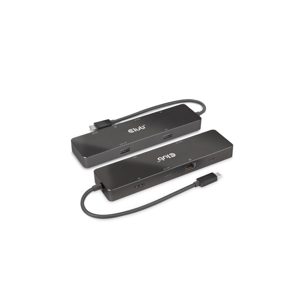 Produktbild för Club 3D - dockningsstation - USB-C - HDMI - 1GbE