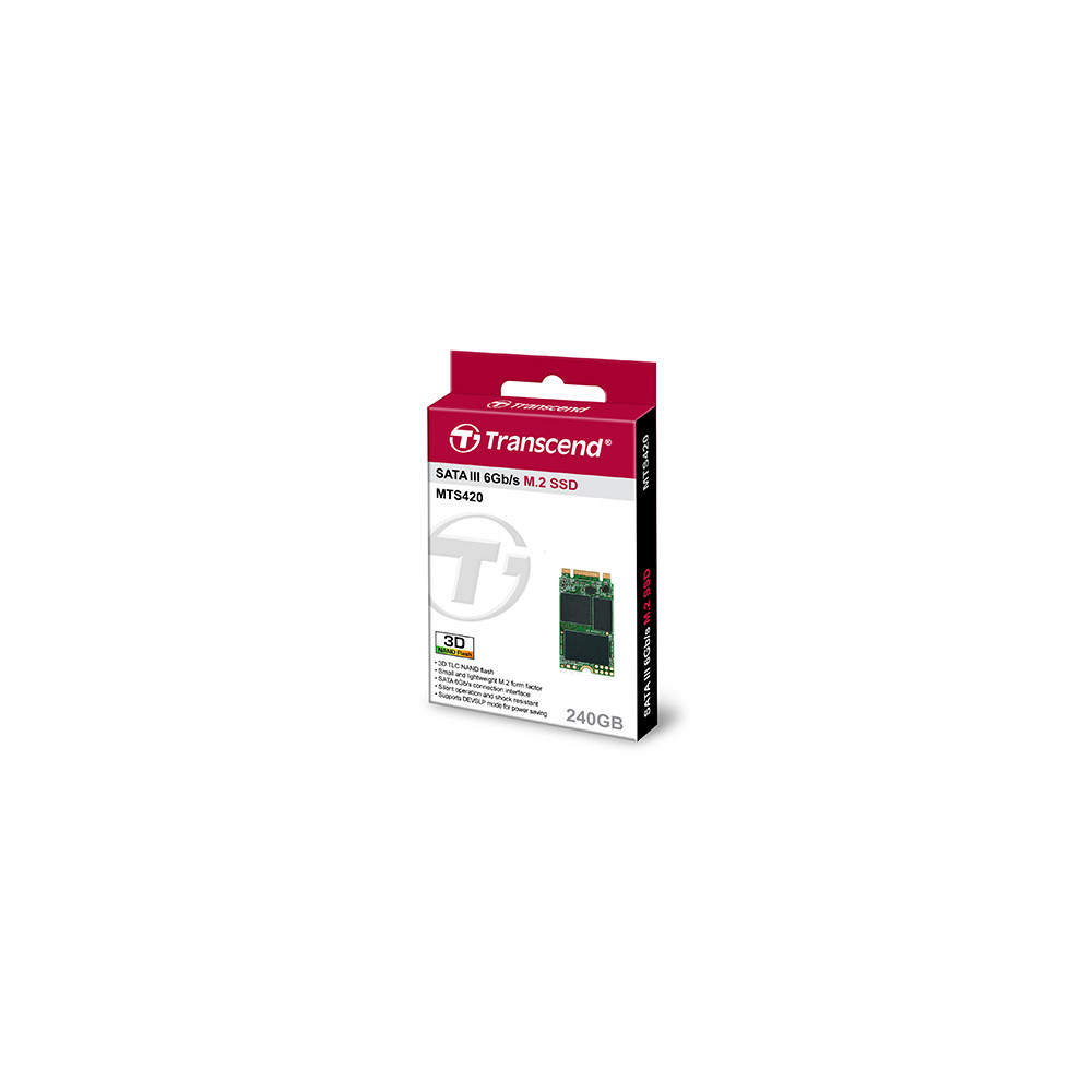 Produktbild för Transcend MTS420 - SSD - 240 GB - SATA 6Gb/s