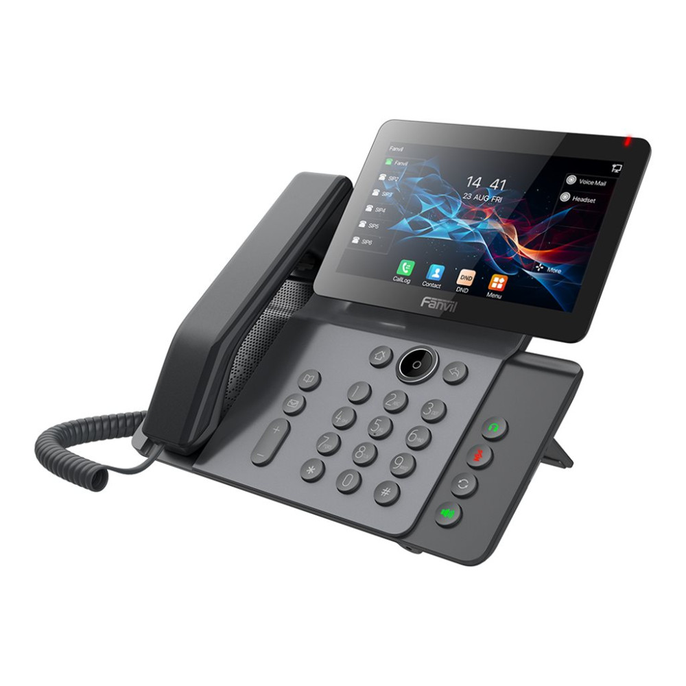 Produktbild för Fanvil V66 - VoIP-telefon med nummerpresentation/samtal väntar - 6-vägs samtalsförmåg