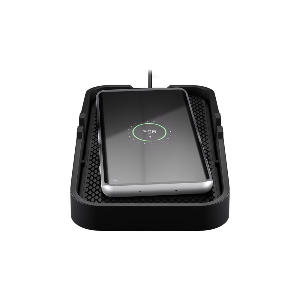 Produktbild för goobay trådlös laddningsplatta för bil - 15 Watt