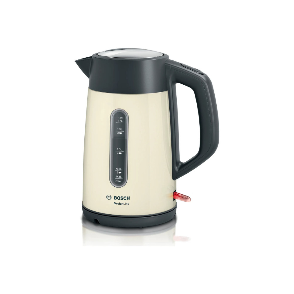 Produktbild för Bosch DesignLine TWK4P437 - vattenkokare - beige