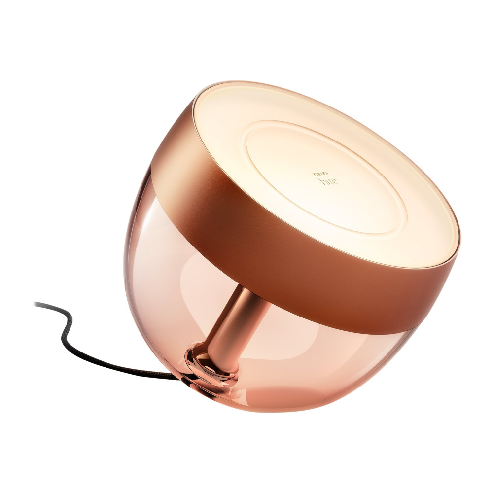 Produktbild för Philips Hue White and Color Ambiance Iris special edition - skrivbordslampa - LED - 8.2 W - 2000-6500 K - koppar, mässing