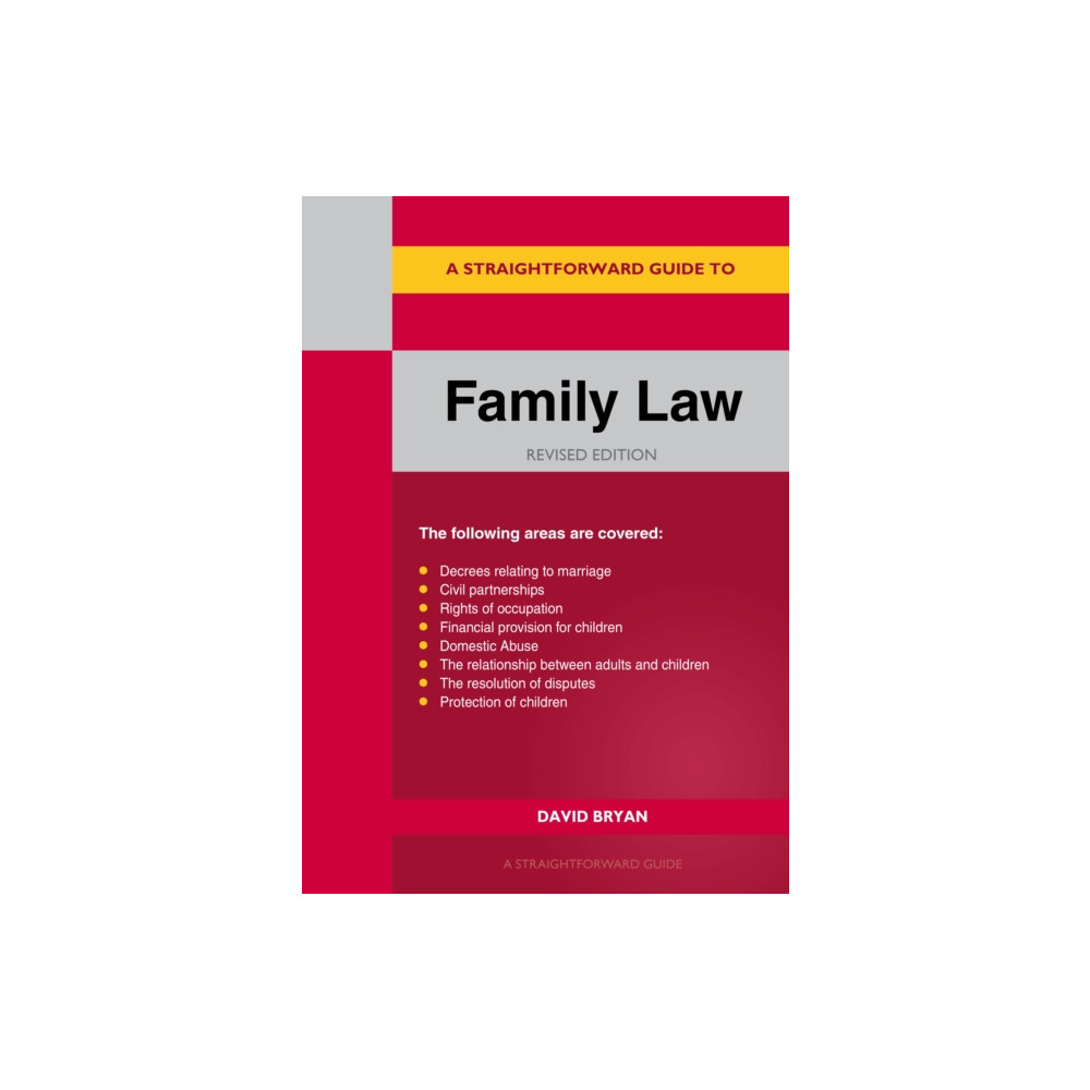 Produktbild för A Straightforward Guide to Family Law (häftad, eng)