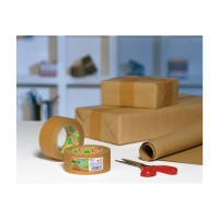 Produktbild för Tesapack Paper förpackningstejp - 50 mm x 50 m - brun