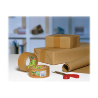 Produktbild för Tesapack Paper förpackningstejp - 50 mm x 50 m - brun
