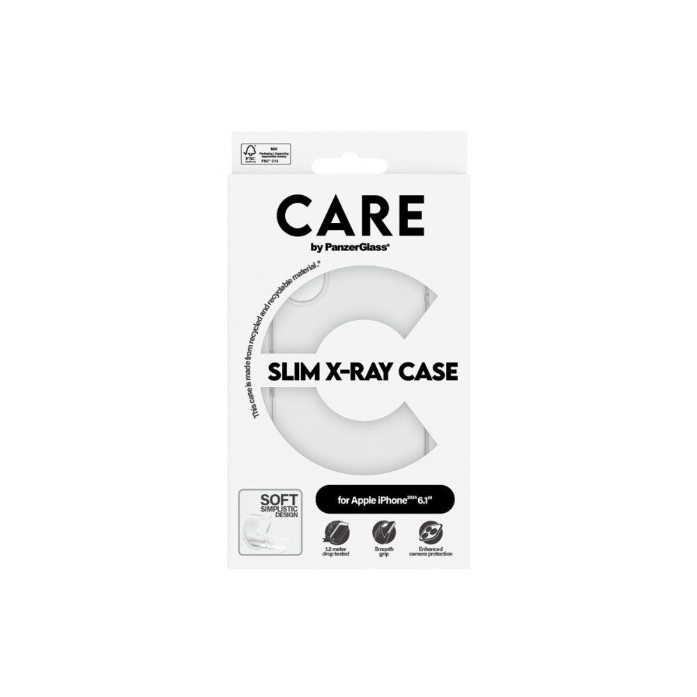 Produktbild för CARE by PanzerGlass X-Ray - baksidesskydd för mobiltelefon