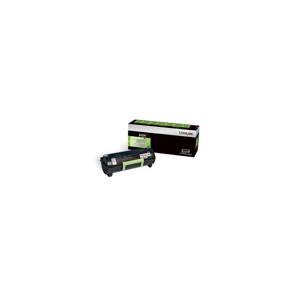 Produktbild för Lexmark 512H - Lång livslängd - original - tonerkassett - LCCP, LRP