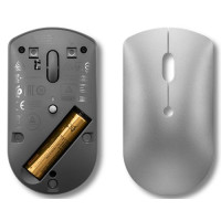 Produktbild för Lenovo 600 Silent - mus - Bluetooth 5.0 - järngrå