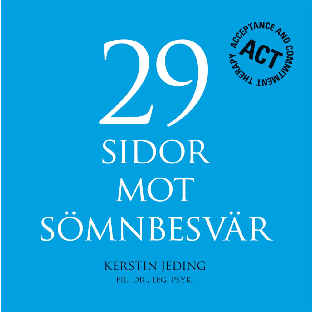 Produktbild för 29 sidor mot sömnbesvär (inbunden)