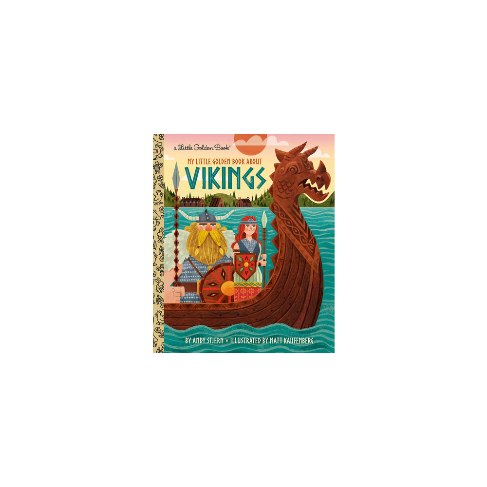 Produktbild för My Little Golden Book About Vikings (inbunden, eng)