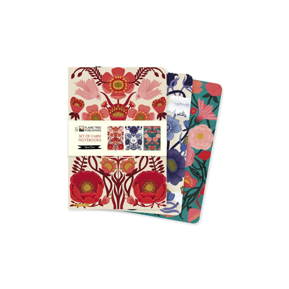Produktbild för Nina Pace Set of 3 Midi Notebooks