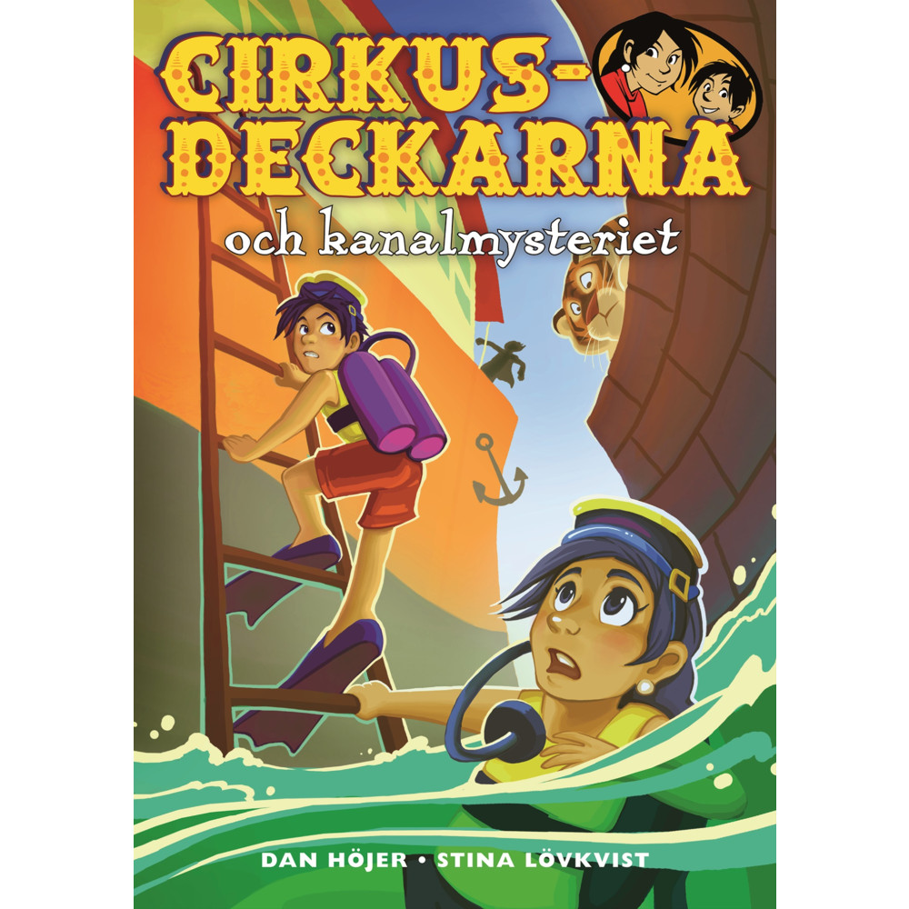 Produktbild för Cirkusdeckarna och kanalmysteriet (inbunden)