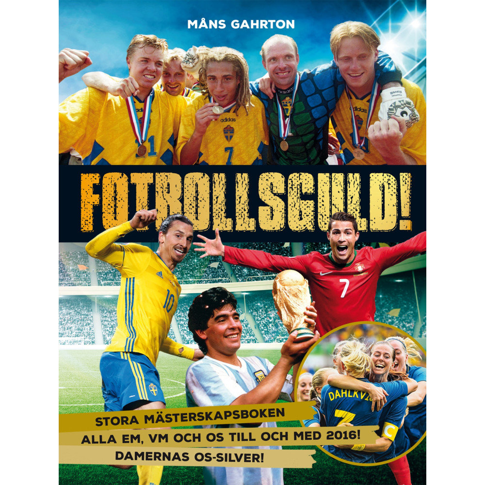 Produktbild för Fotbollsguld : stora mästerskapsboken (inbunden)