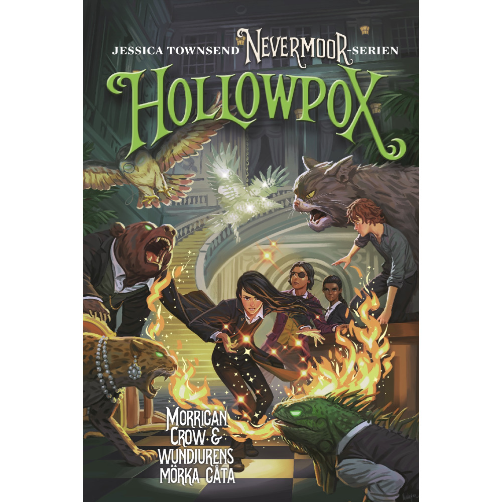 Produktbild för Hollowpox : Morrigan Crow & wundjurens mörka gåta (bok, kartonnage)