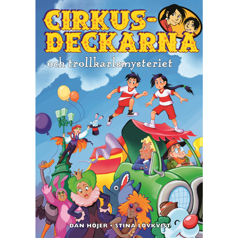 Produktbild för Cirkusdeckarna och trollkarlsmysteriet (bok, kartonnage)