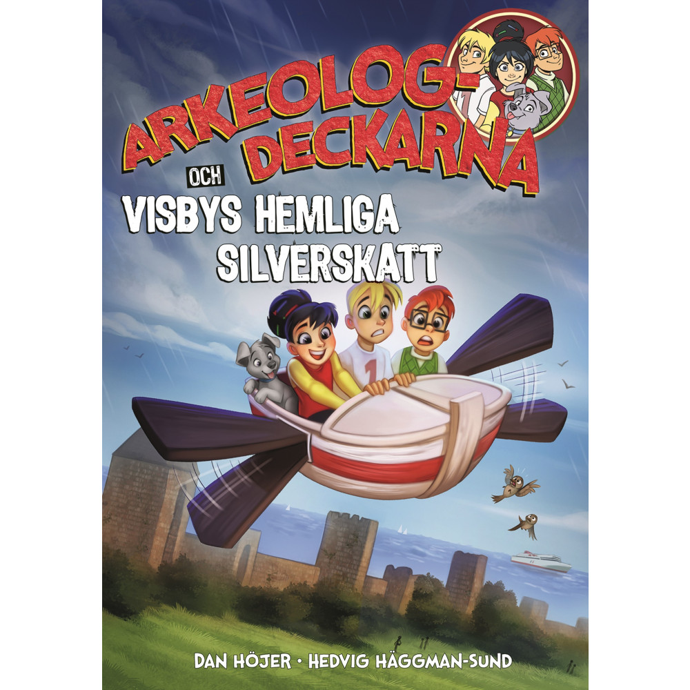 Produktbild för Arkeologdeckarna och Visbys hemliga silverskatt (bok, kartonnage)